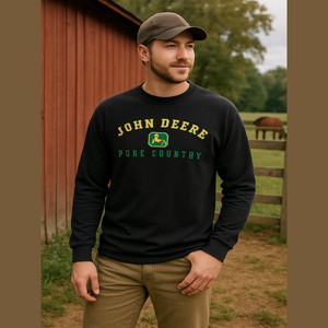 John Deere size large long sleeve sweatshirt
